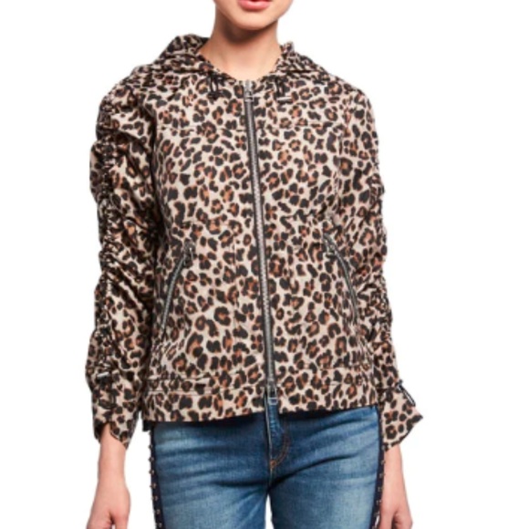 Veronica Beard Jackets & Blazers - Veronica Beard - Leopard Print Anorak Jacket